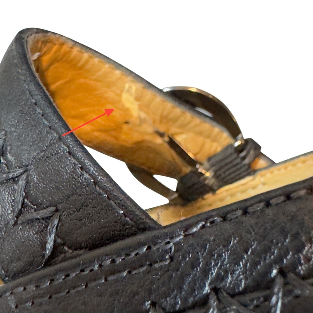 Softspots Mary Jane Wedge Shoes Womens 8.5 Black Leather Platform Comfort CAT110 - Picture 10 of 10